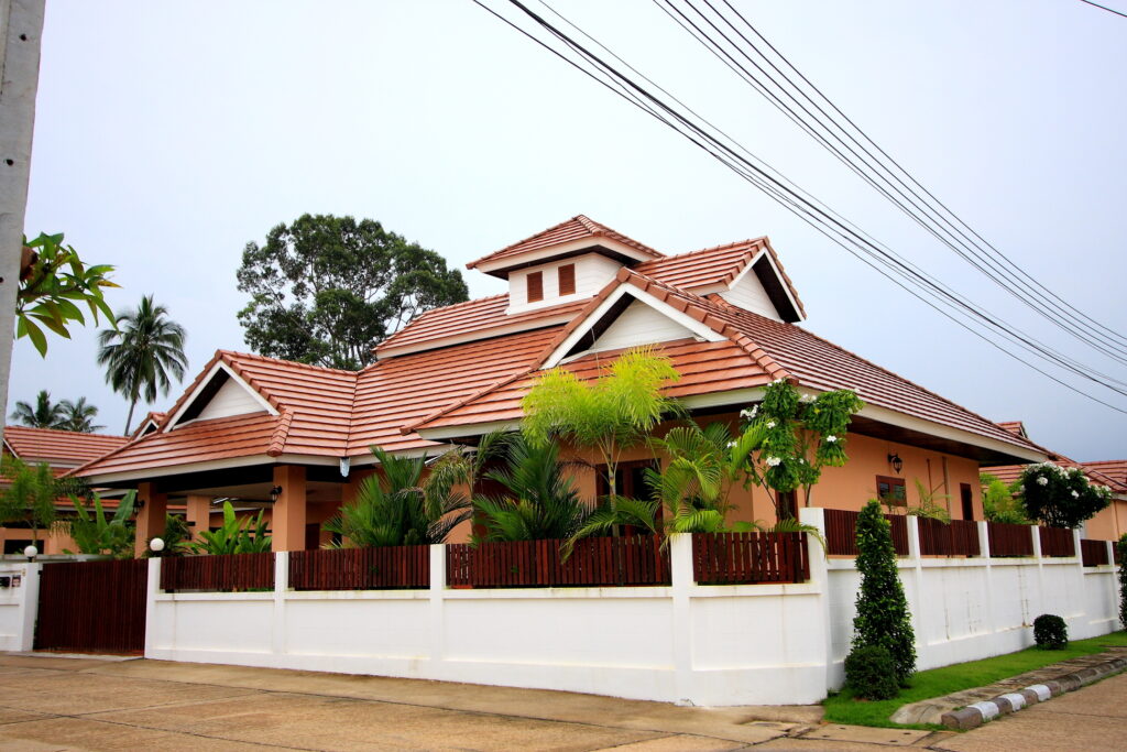 กระเบื้องอดามัส สีนเำตาลมะฮอกกานี